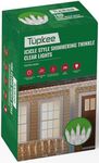 Tupkee Christmas Twinkle Icicle Lights - 12 of 100 Bulbs Twinkle - 5.5 Feet Light String - 100 Incandescent Clear Bulbs - Indoor Outdoor - Random Shimmering Twinkling Sparkling Christmas Icicle Lights