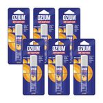 Ozium 0.8 oz. Air Sanitizer & Odor Eliminator for Homes, Cars, Offices and More, Citrus Scent, Pack of 6