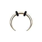 14GA Basic Steel Pincher Septum Nose Ring, metal, no gemstone,