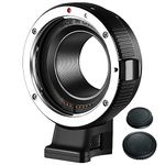 EF-EOS M Lens Adapter Auto-Focus Lens Converter Ring for EF/EF-S Lens to Canon EOS-M (EF-M Mount) Cameras EOS M M2 M3 M5 M6 M10 M50 M100