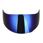 motorcycle visor shield Lens Visor, Full Face Motorcycle Helmet Visor Lens Windshield Replacement Replacement Fit for AGV K3SV K5(blue) auto for agv k1