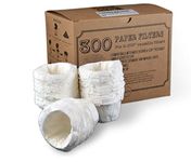 canFly Disposable K-cup Paper filter for Keurig single cup coffer filters compatible with Ekobrew, EZ-Cup and other Reusable K-CUP Filters (300 Count)