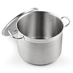 Cooks Standard Stainless Steel Stockpots, 20 Quart Professional Grade Stock Pot with Lid, Silver