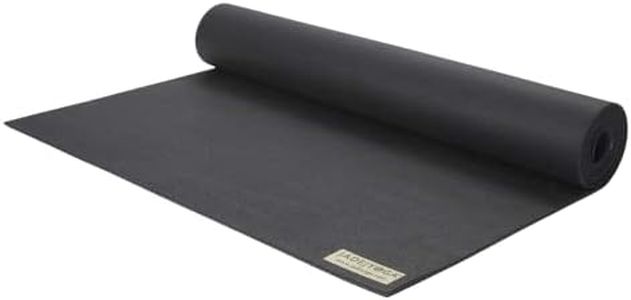 JadeYoga Harmony(™) Yoga Mat, Natural Rubber Home Exercise Mat, Durable & Thick Gym Fitness Mat, Workout Mat for Home, Gym Mat/Stretching Mat, Non-Slip Yoga Mat for Women, Mens Yoga Mat, 68" Black