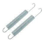 Souldershop 6-1/4 inch Replacement Recliner Sofa Chair Mechanism Tension Springs Long Neck Hook Style Silver Color (Pack of 2)