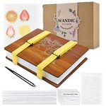 WANDIC Flower Press Kit, Panda Wooden Art Kit Plant Pressing Book Flower Press Leaves Press Kit for DIY Art Handicrafts Specimens Outdoor Learning