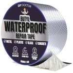 DIY Doctor Waterproof Tape for Leaks - Butyl Roof Sealant Tape - Outdoor Waterproof Repair Tape with Aluminium Foil – 50mm x 5m