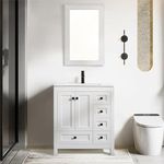 eclife 30" Bathroom Vanities Cabine