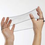 KEILEOHO 200 PCS Hair Nets Food Service, Invisible Breathable Bun Heads Hair Nets, Strong Durable Nylon Bouffant Cap for All Day Use in Any Kitchen Restaurant Office Ballet Bank, Perimeter 20 Inches, Black, 20 inch