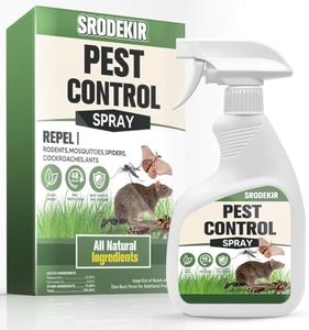 SRODEKIR Pest Control Spray,Rodent Repellent,Mouse Repellents Outdoor, Mice Repellent for House, Rat Repellent Indoor,Better Than Ultrasonic,Natural Spray for Rodent, Roach, Spiders, Ants,Mosquito-1P