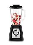 Tefal Blendforce II Blender, 2L Glass Jug, 1.25L Effective Capacity, 800W, 4 Removable Powelix Blades, Smoothie Blender, Ice Crush, 2 Speeds + Pulse Kitchen Blender, Black, BL435840