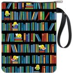 CRASPIRE Bookshelves Book Sleeve Bees Protector Book Covers for Paperbacks Washable Fabric Cloth Book Cover with Zipper and Extra Sleeve Pocket for Book Lovers Classmate Friend Gifts