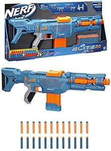 Nerf Elite 2.0 Echo CS-10 Manual Blaster, for Ages 8 and Up, Includes 24 Official Darts + 10 Authentic Clips, Removable Stock & Barrel, Outdoor Toy, Christmas Toy, Christmas Gift, Authentic Product