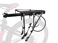 COMINGFIT 140kg Capacity Adjustable Bike Luggage Cargo Rack-Super Strong Upgrade Bike Luggage Carrier 6-Strong-Leg Bicycle Cargo Carrier