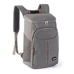 YDFYX Cooler Bag cool bag Picnic Backpack Insulated Large Waterproof Cooler Backpack 25L Leakproof picnic bag for Camping, Picnic, BBQ, Travelling and Outdoor Activities (Grey)