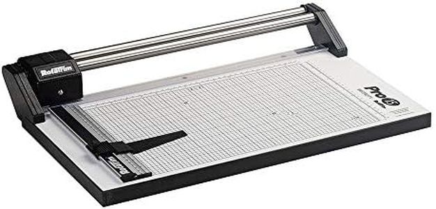 Rotatrim Pro 15 Inch Cut Professional Paper Cutter/Trimmer Precision Rotary Trimmer with Self-Sharpening Precision Steel Blades & Twin Stainless Steel Guide Rails (RCPRO15i)