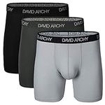 DAVID ARCHY Mens Underwear Solid Qu