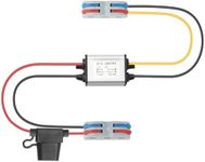 YBBOTT DC to DC 12 or 24V to 5V 3A Step Down Power Converter IP68 Waterproof Voltage Reducer Suitable for Monitoring Systems Golf Carts LED Light Strips etc