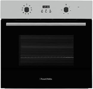 Russell Hobbs Electric Oven 70L 60cm Wide Built In 10 Oven Functions Electric Fan Oven Easy Clean Interior Stainless Steel RHEO7005SS