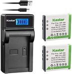 Kastar Battery (X2) & LCD Slim USB Charger for Fujifilm NP-50 BC-50 BC-45W and Fuji FinePix F200EXR F75EXR F70EXR F100fd F60fd F50fd XF1 XP100 XP150 XP170 X20 F605EXR F660EXR F775EXR F900EXR Cameras