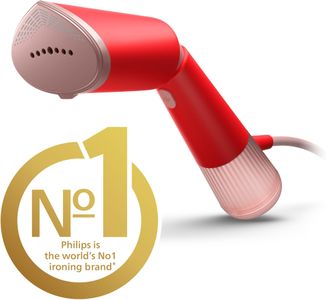 Philips 5000 Handheld Garment Steamer – Orange Red