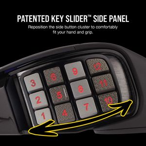 Corsair SCIMITAR RGB ELITE Gaming Mouse – 17 Programmable Buttons