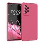 kwmobile Case Compatible with Samsung Galaxy A53 5G Case - TPU Silicone Phone Cover with Soft Finish - Awesome Pink