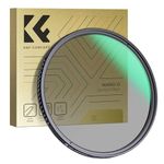 K&F Concept 49MM Circular Polarizers Filter, CPL Filter with 24 Multi-Layer Coatings Waterproof Circular Polarizing Filter for Camera Lens (Nano-D Series)