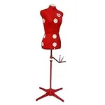 SINGER | Adjustable Red Dress Form,