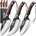 Topfeel 3PCS Viking Knife Set with 