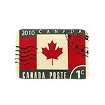 VBFOFBV Indoor/Outdoor Area-Rug, Non Shedding, Bed Room, Living Room, Dining Room, Deck, Backyard, Patio, Retro Canada Flag Stamp