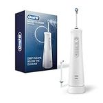 Oral B Water Flosser Advanced, Portable Oral Irrigator Handle with 2 Nozzles, White ( Packaging May Vary )