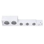 OSTENT 5-Fan Super Turbo Temperature Control Cooling Fan Cooler Heat Exhauster for Sony PS4 Pro Console Color White