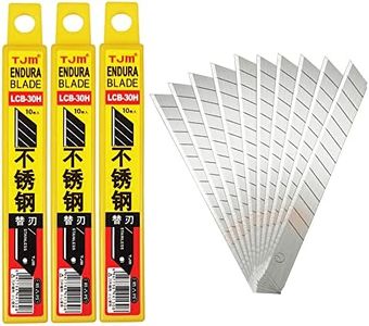 Gebildet 60 Grados de Acero al Carbono Cuchillas de Repuesto Cuchillo de Corte de Vinilo Tint Herramientas de Mano de la Película 30Piezas de Paquete