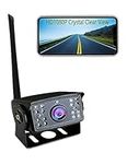 Casoda Wireless Backup Camera, Super Strong 5G WiFi Signal Crystal Clear View Smooth Video, Support iPhone and Android Phone Easy to Install (Truck Trailer Camper Camera)