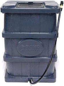 Wood Grain Rain Barrel (Grey)