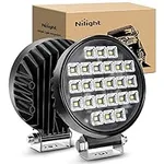 Nilight 4.3Inch Round Utility LED W