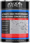 Everest Trade - Concrete Sealer - Polyurethane (PU) Resin Based - Internal And External (Clear, 5 Litre)