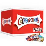 Celebrations Milk Chocolates Gift Bulk Box (Maltesers, Galaxy, Snickers & More), 2.4kg, Packaging May Vary