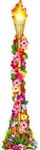 Novelties Direct Jointed Floral Tiki Torch 4ft Tall Printed Both Sides (1 In A Pack)