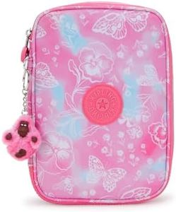 Kipling Women's 100 Pens Printed Case, Organize Accessories, Art Supplies, Makeup, Travel Organizer