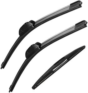 Wenyant Windshield Wiper Blades for My Car Original Equipment Automotive Replacement Compatible with Acura 2014-2020 MDX Front and Rear Wiper Blades Set - 26"/20"/14"(Set of 3)