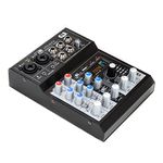 CAD Audio MXU4-FX 4 Channel Mixer with USB Interface and Digital Effects, Black