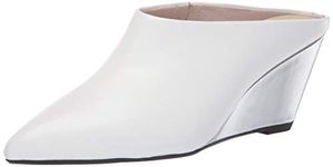 Kenneth Cole New York Women's Ellis Wedge Mule Pump, White, 6