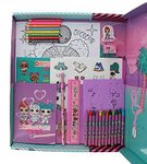 LOL Surprise Large Art Set | Colouring Set | Colouring Posters | Stickers Sheet | Girls Gifts | Stationary Set | School Supplies | LOL Stationery Set | Writing Pencils