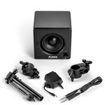 Alesis Nitro Amp 70W 3" Compact Drum Monitor Speaker for Practice and Lessons, Rack-Mountable with Clamps included