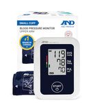 A&D Medical Blood Pressure Monitor for Home Use – UA-651CNSAC – Petite Upper Arm BP Machine – Small Cuff (6.3–9.4” / 16-24 cm) – Easy to Use, One Click Operation, Adults, AC Adapter