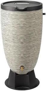 RTS Home Accents Newport Slate Rain Barrel with Stand and Lid