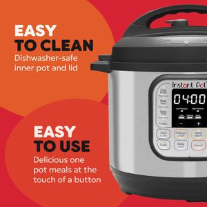 Instant Pot Duo 8L Electric Pressure Cooker – Multi-Use, Stainless Steel
