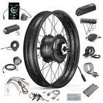 BAFANG 48V1000W Rear Hub Motor:Electric Bike Conversion Kit for 20"/26" Fat Tire Bikes, Ebike Kit with PAS Sensor, Optional Digital Display & Battery - Suit for for 175mm Dropout Size Snow/Beach Bikes
